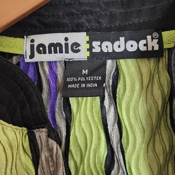 Jamie Sadock Vibrant Multicolor Textured Golf Top - Picture 2 of 5